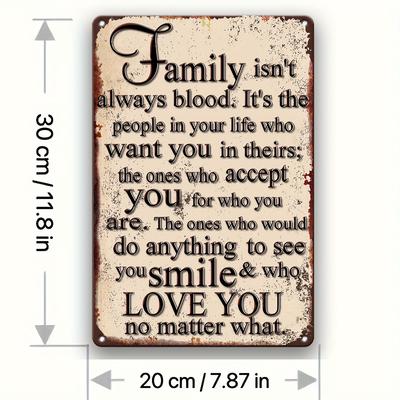 Motivational Quote Metal Plaque  Vintage Iron Wall Decor WaterResistant  CorrosionProof Easy To Maintain Retro Decorati