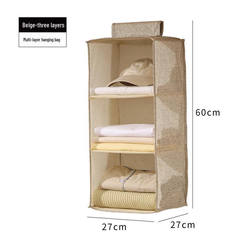 Foldable Multi-Layer Wardrobe Hanging Storage Bag