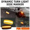 2x Flowing LED Side Marker Dynamic Turn Signal Light For Nissan Skyline Sunny Serena Primera Stagea Bluebird Slivia AD Wagon