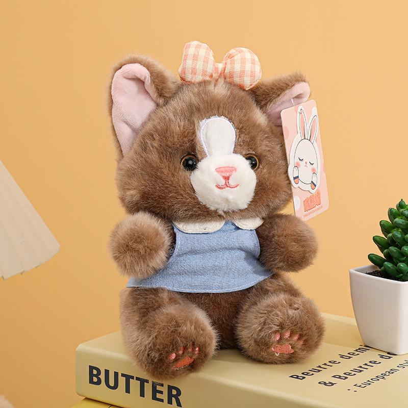 Momo Family Plush Keychain Cute Cartoon Cat With Butterfly Bow For Girls And Teens