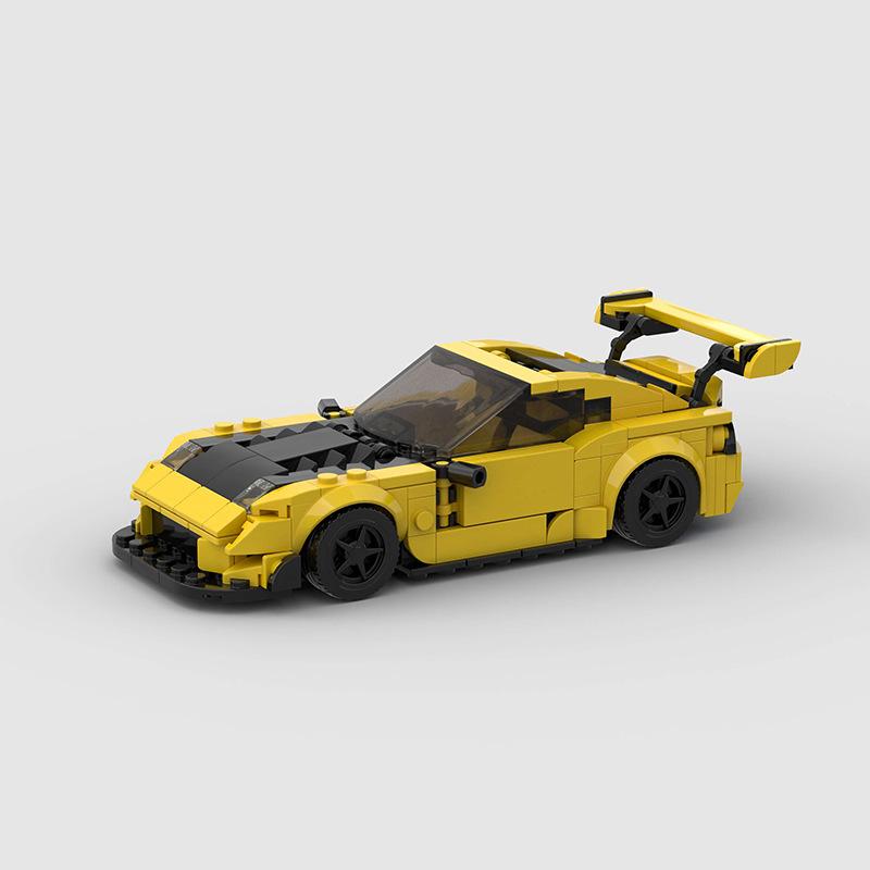 MOC Technical Car City Speed Vehicle Vetro Car Rally Building Blocks Bricks Ornament Creative Toys For Kids Adults Birthday Gift