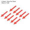 4/6/10Sheet Arrow Sticker Directional Sign PVC Self-Adhesive Label Stickers Removable Floor Decal for Floor Wall Marking 6Colors