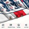 1PC Custom Name England Soccer Patterned Flannel Blanket Suitable For All Seasons for Home Decor Warmth and Comfort Gifts Holiday Present