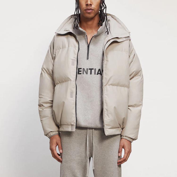 Fear of God Essentials FW20 Puffer Jacket Unisex Jacket Moss 0202250500020245