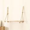 Rope Hanging Shelf EasyMount Installation Interior SurfaceMounted Decoration Rustic and Design