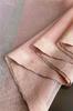 Light Pink Silk Shawl with Shine - Elegance and Lightness 190X70