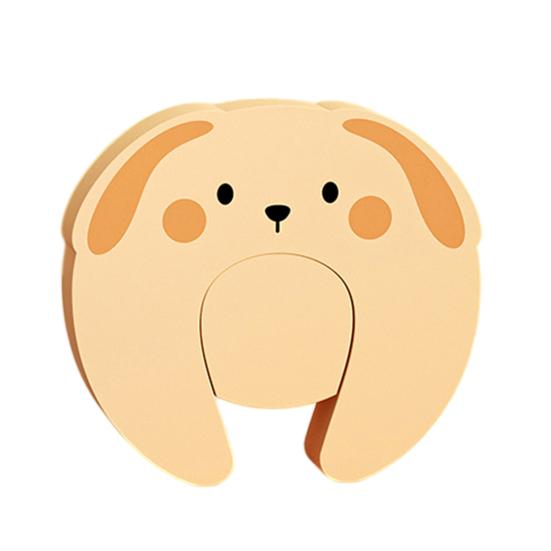 Door Pinch Guard Cute Animal Designs Door Slam Stopper with Adhesive Shock Absorption Wall Protector Door Stopper for Baby Safety