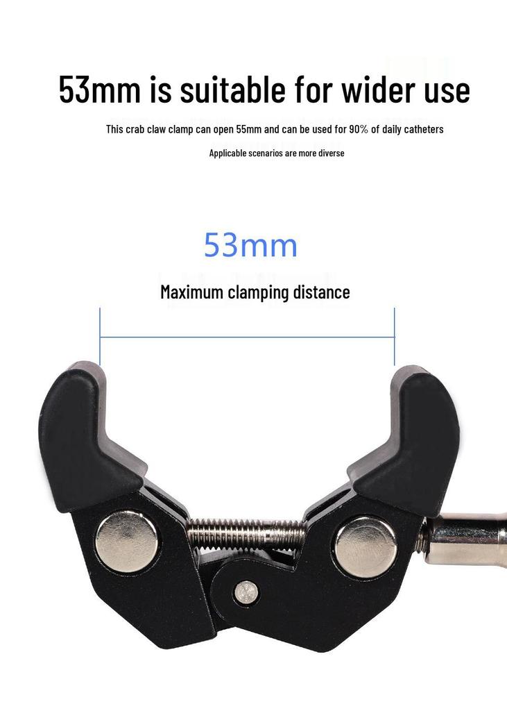 Multi-functional Aluminum Alloy Pipe and Stage Clamp for Film Equipment