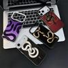 Schwarze Schlangen-Doodle Stoßfeste Handyhülle für iPhone 17 Air 16 16E 15 Pro Max 14 Plus 13 Mini 12 Rückseite Anti-Fall Fundas