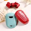 Cadillac Leather Key Cover for XT5 XT4 XT6 ATSL CT6 - Premium Car Key Shell