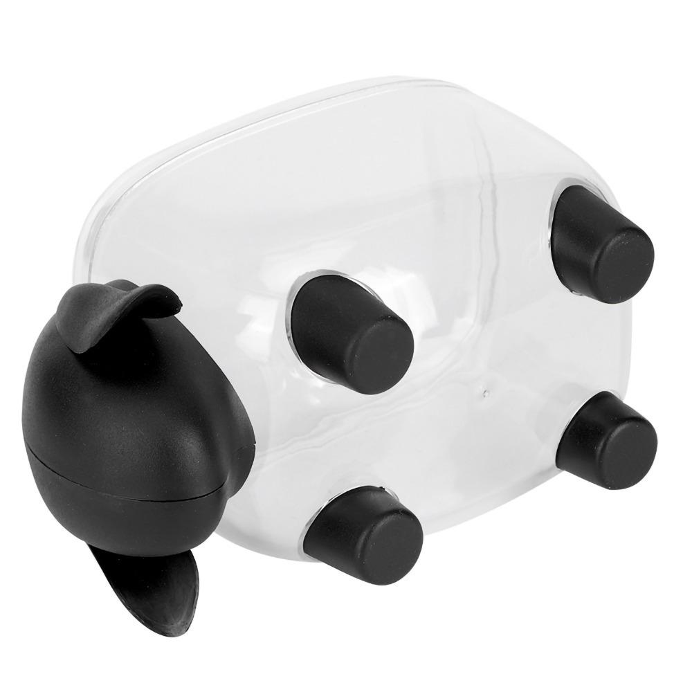 White Stationery Organizer Cartoon Desktop Organizer Holder Container Storage Box  Desktop Storage чёрный