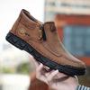 Handmade Split Leather Boots Men Shoes Comfortable Ankle Boots For Men Casual Shoes Large Size Tooling Shoes