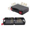 Premium Drop-Resistant PP Portable Tool Case for Flashlights & Electric Drills