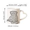 Rottweiler, Rott, Rottie - cup with a dog, adorable cup with a heart-shaped handle, universal gift from the Art-Dog brand