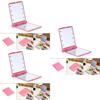 Makeup Portable Mini Cosmetic Folding Compact Pocket Mirror With 8 Led Lights