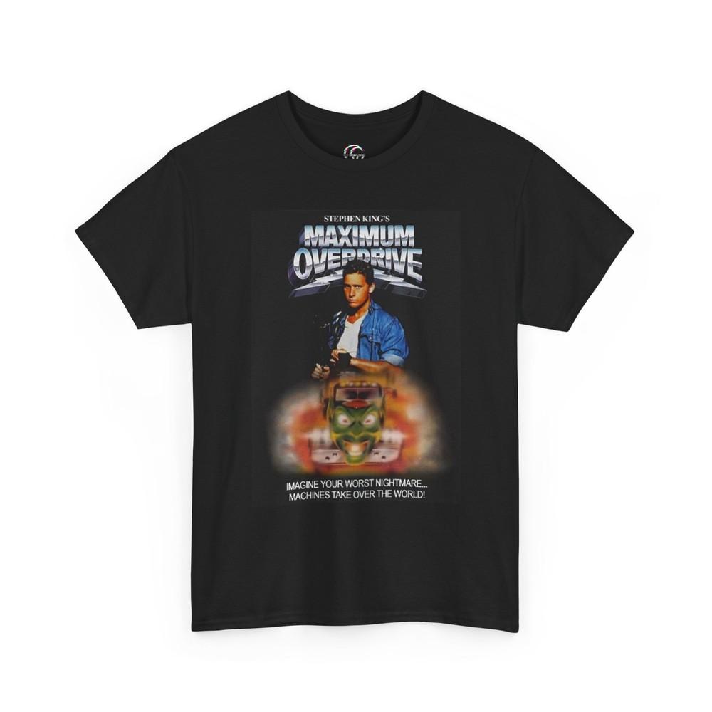 

Maximum Overdrive Movie Poster TShirt Retro Horror Film Tee Trucker Shirt Unisex T-Shirt XXL