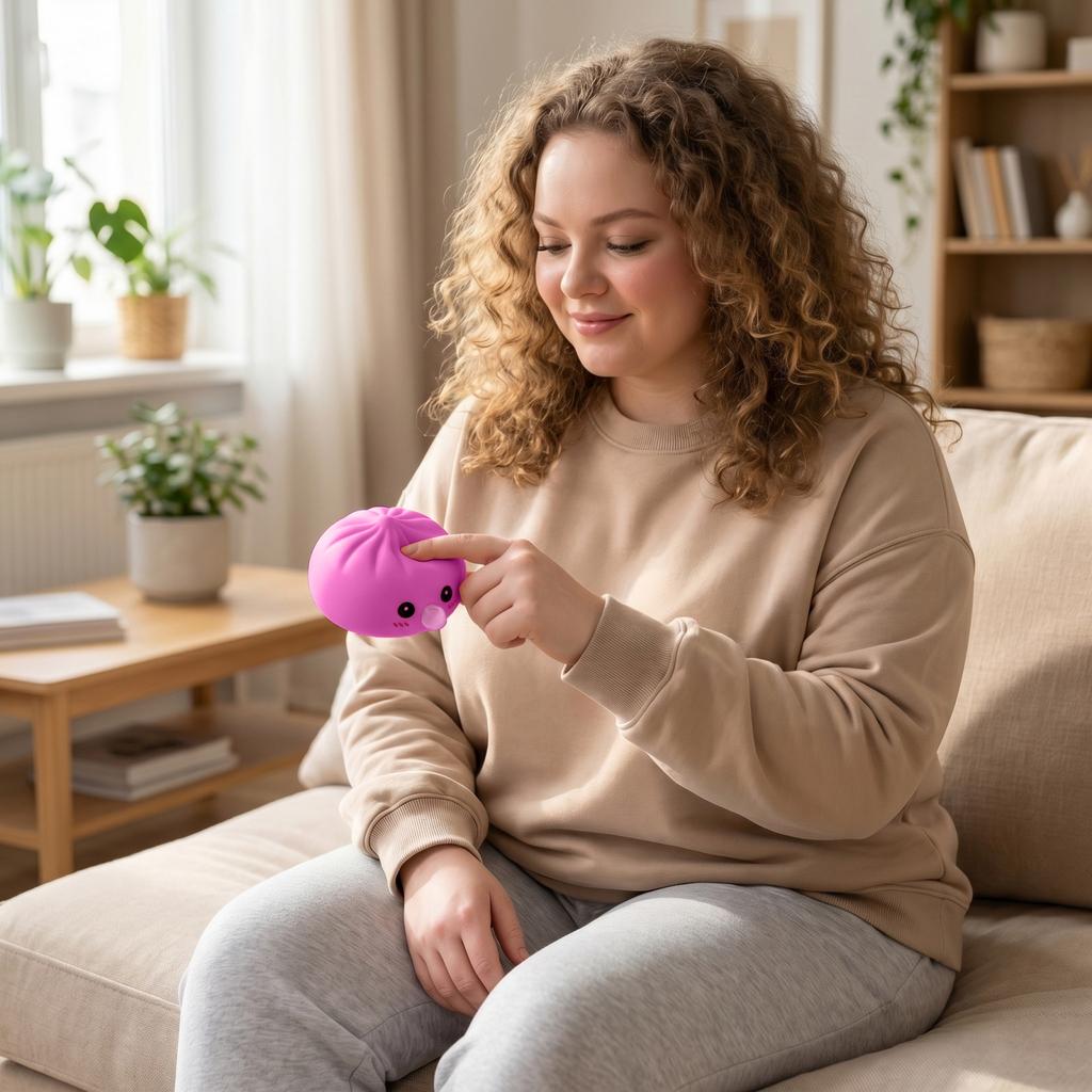 Make ,Slow-motion Finger Pinching Toy , Suitable For Adults , Fun Stress-relieving Toy , Soft And Relaxing Toy.