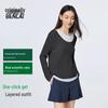 Benlai Women's Spliced Faux Two-Piece Knit Top