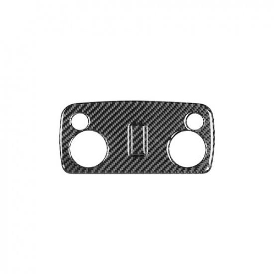 Bright Carbon Fiber Car Inner Reading Light Frame Cover For Ford Mustang 05-08