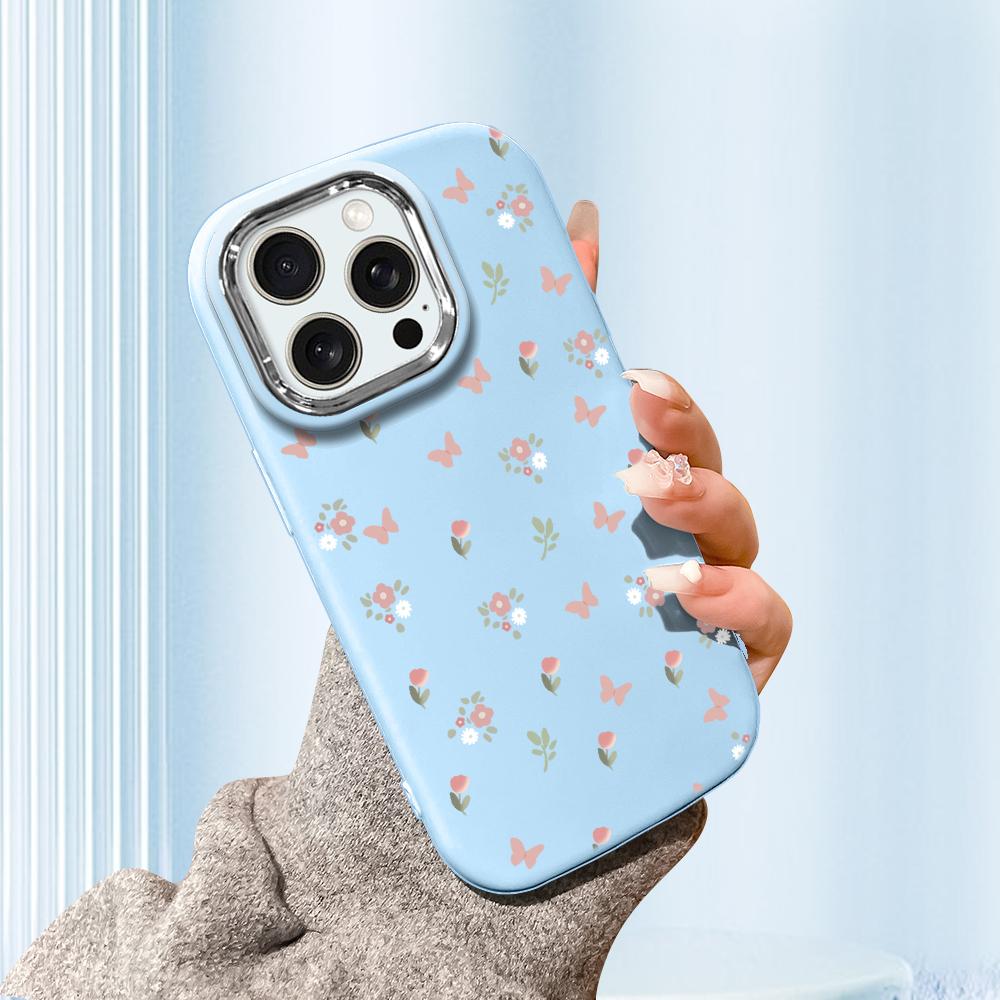 Solid Color Silver Edge Lens Fatty Casing Soft TPU Liquid Silicone Cover Shockproof Phone Case for Huawei Honor iPhone Infinix Tecno Vivo