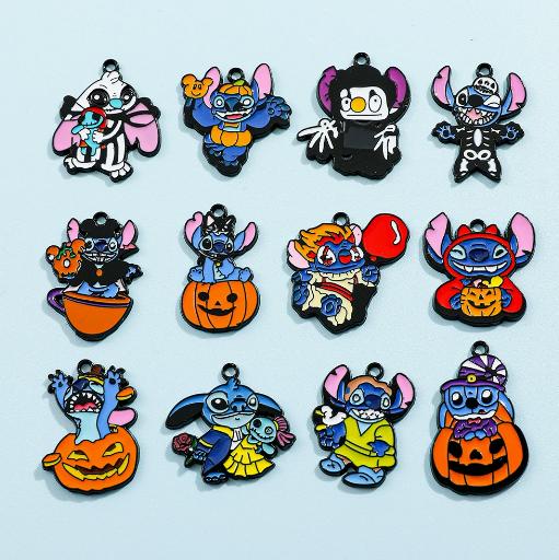 10 Pcs Halloween Charms Enamel Charms Pendants for Jewelry Making Necklaces Earrings Braceltes DIY Crafts Gifts