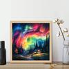 DIY Diamond Painting Colorful Dark Clouds Cross Stitch Kit Mosaic Art Diamond Painting Full Circle/Square Diamond Home Decoration