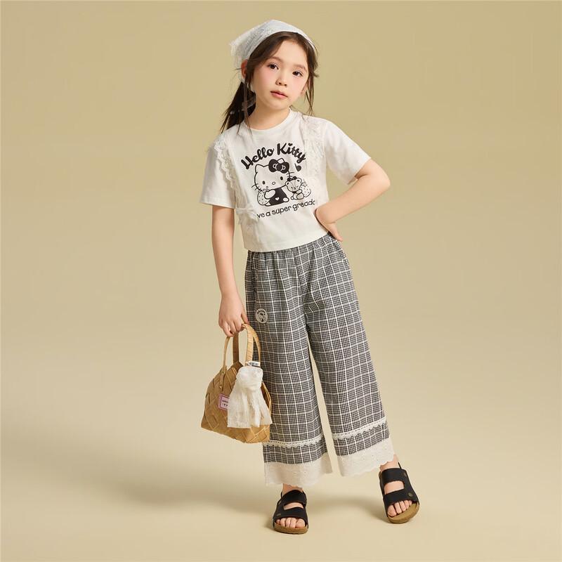 Hello Kitty Girl s Summer Lace Two-Piece Set M