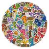 10/30/50pcs Cute Funny Dinosaur Reading Stickers Kawaii Animal Cartoon Decals DIY Scrapbook Phone Case Luggage Sticker