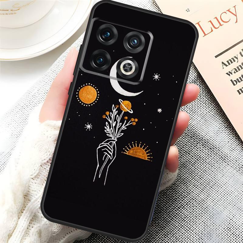 Sun Flowers Cat Snake Moon Cover For OnePlus 15 13 13R 13T 12 12R 10T 11 10 Pro OnePlus Nord 5 CE 4 3 Lite N20 N30 Case