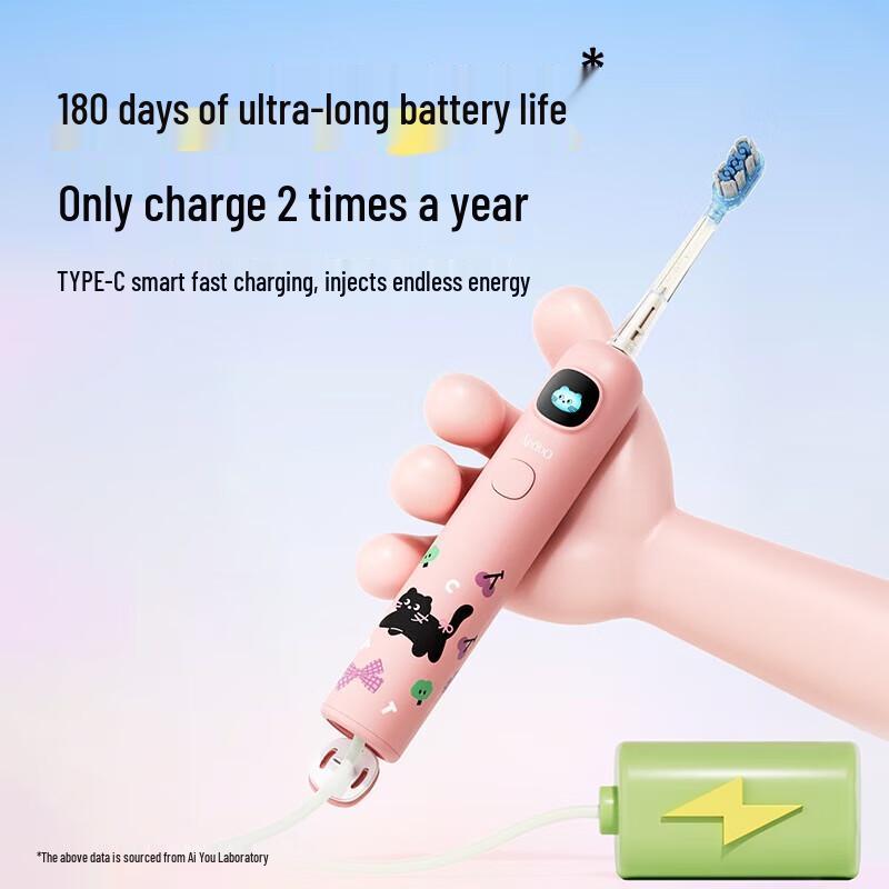 Aiyou A9pro Kids Sonic Electric Toothbrush with Voice Guidance