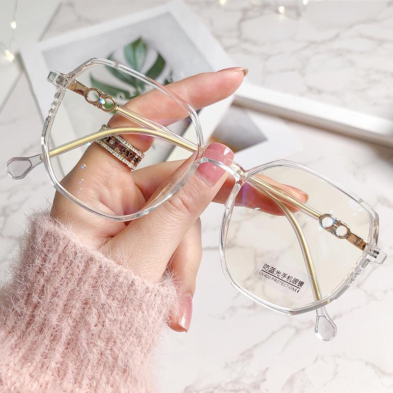 

Korean-Style Anti-Blue Light Glasses for Women - Fashionable Myopia-Compatible Frames