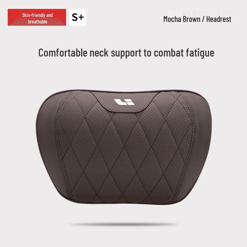 Li Auto ONE/L9 Car Headrest Neck Pillow & L8L7 Lumbar Support Cushion - Universal All-Season Interior Accessory