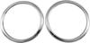 BRIGHTZ Ultra-High Mirror Stainless Steel Door Speaker Rings (2-Piece Set) for Isuzu Como Van E26 [SPEAKER-128]