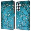 For Samsung Galaxy A05s 4G Case Pattern Printed Protective Cover TPU+PU Leather Flip Phone Case