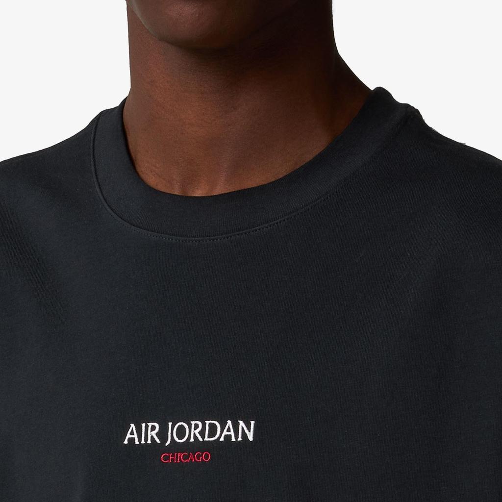Jordan Comfortable Soft Round Neck Short Sleeve T-Shirt Men tops Black HJ2318-010