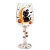 Unique Cup Halloween Wine Glass, Spooky Ghost Cat Witch Pumpkin Drinking Glass for Artistic Kitchen Drinkware Wines, Cocktails, Spirits, Holiday