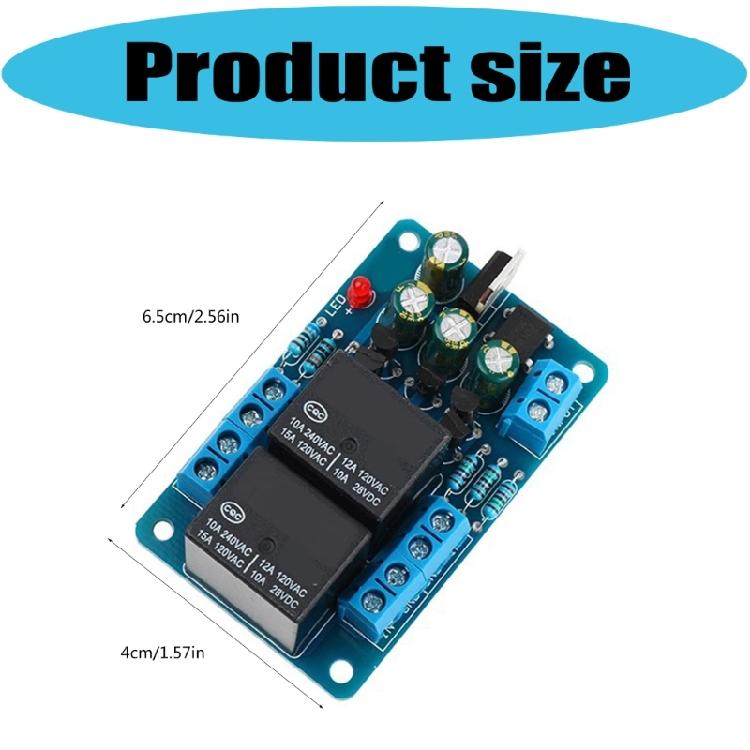 Independent AC12-15V Power Supply Speaker Protections Amplifier Board Featuring Double Relays and High Current Relays