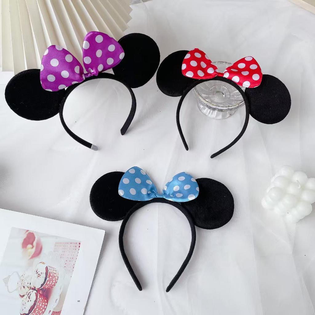 Mickey Bow Headband for Kids: Versatile Amusement Park & Party Accessory