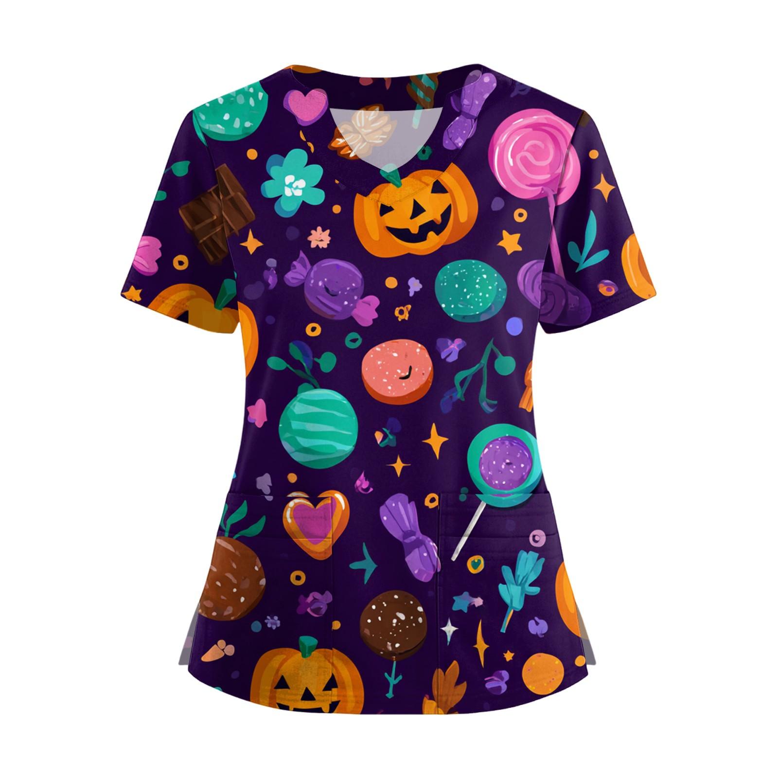 

Women s Short Sleeved Solid Color V-neck Buttonable Side Slit Top T-shirt L темно-фіолетовий колір