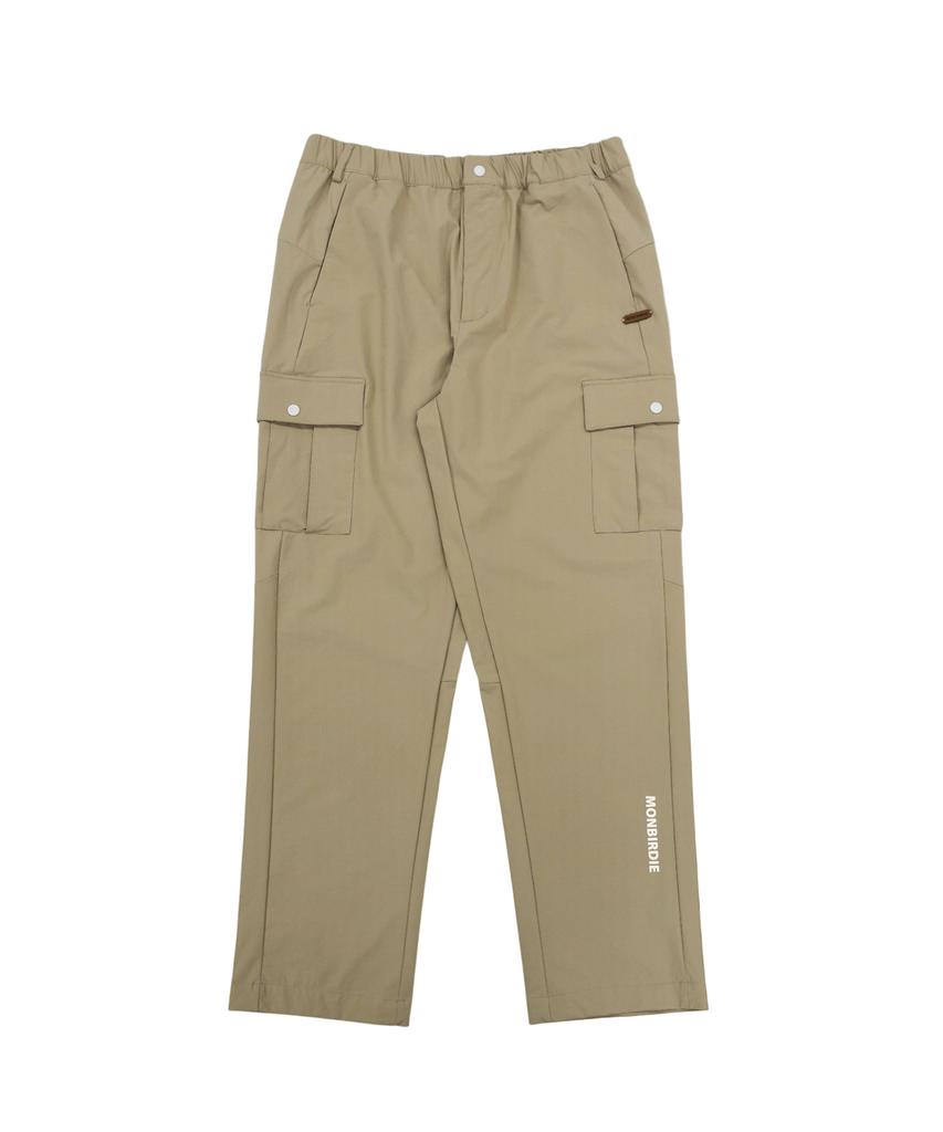MONBIRDIE GOLF Men'S Tech Relax Fit Pants Beige