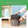 Deli Octagonal Bottom Trash Bags (Black)