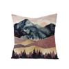 Home Landscape Polyester Pillowcase Home Digital Printing Sofa Cushion Waist Pillowcase