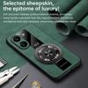 Luxury Busienss PU Leather Case For Xiaomi POCO X8 Pro Max X7 F8 Ultra F7 Note 15 Pro Plus Magnetic Bracket Anti-drop Back Cover