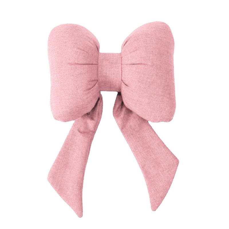 Bowknot Car Head Pillow Headrest Neck Protections Pillow Neck Pillow