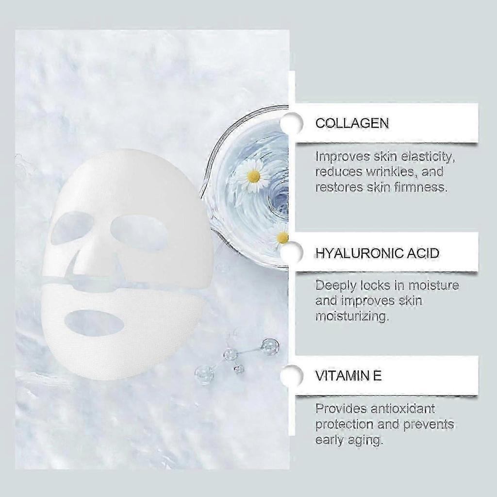 Collagen Mask, Deep Collagen Anti-Wrinkle Mask, Deep Bio-Collagen Mask, Moisturizing Mask for All Skin Types