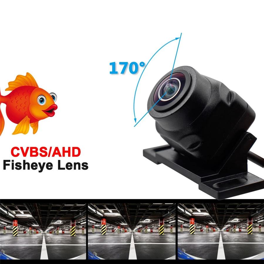 Fisheye Lens CVBS/AHD 170° Car Rear View Backup Camera Waterproof