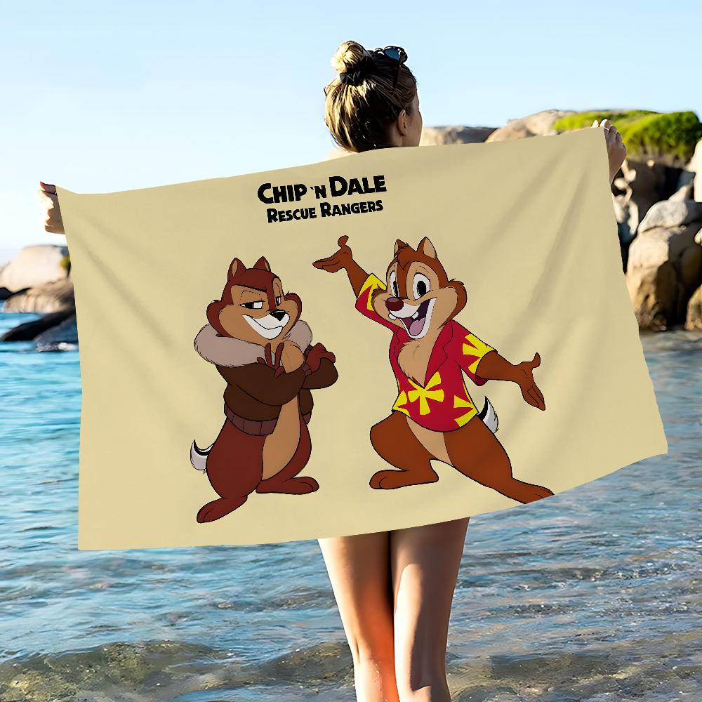 Chip 'n Dale Rettungspatrouille Zeichentrick Strandtuch Niedlich Kawaii Zimmerdeko Bad Mädchen Kinder Handtücher Für Badezimmer Dusche