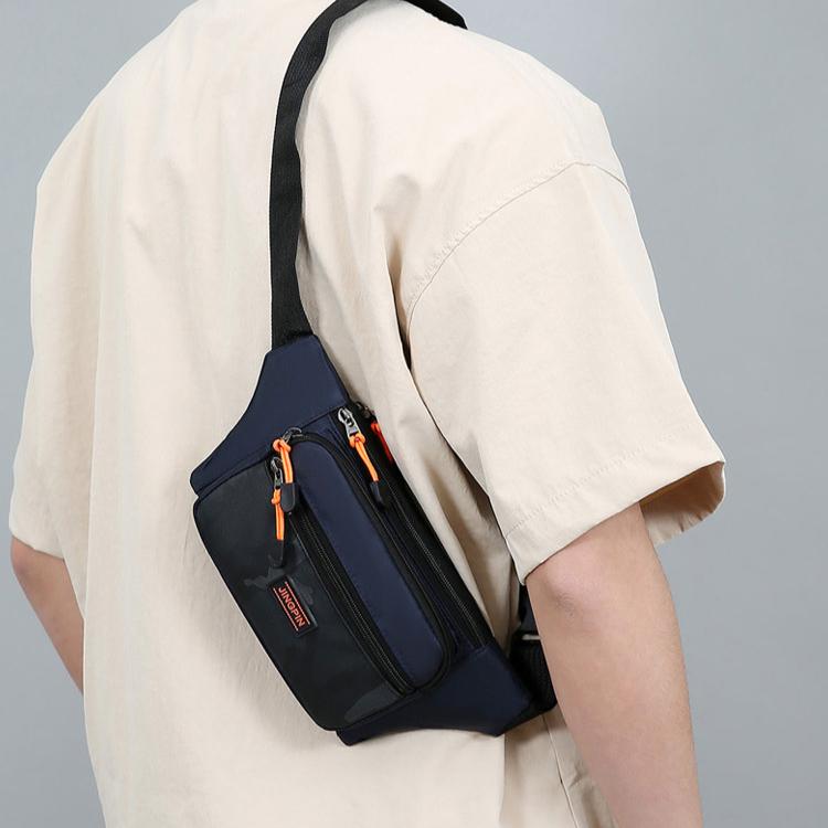 Torba biodrowa dla mężczyzn i kobiet, wielofunkcyjna, duża pojemność, praktyczna, odporna na zużycie, wodoodporna, płócienna, swobodna torba biznesowa na zewnątrz