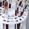1Pc 49 Holes Paint Brush Pencil Stand Watercolor Paint Brush Holder Stand Painting Supplies For Students Desk Organizer