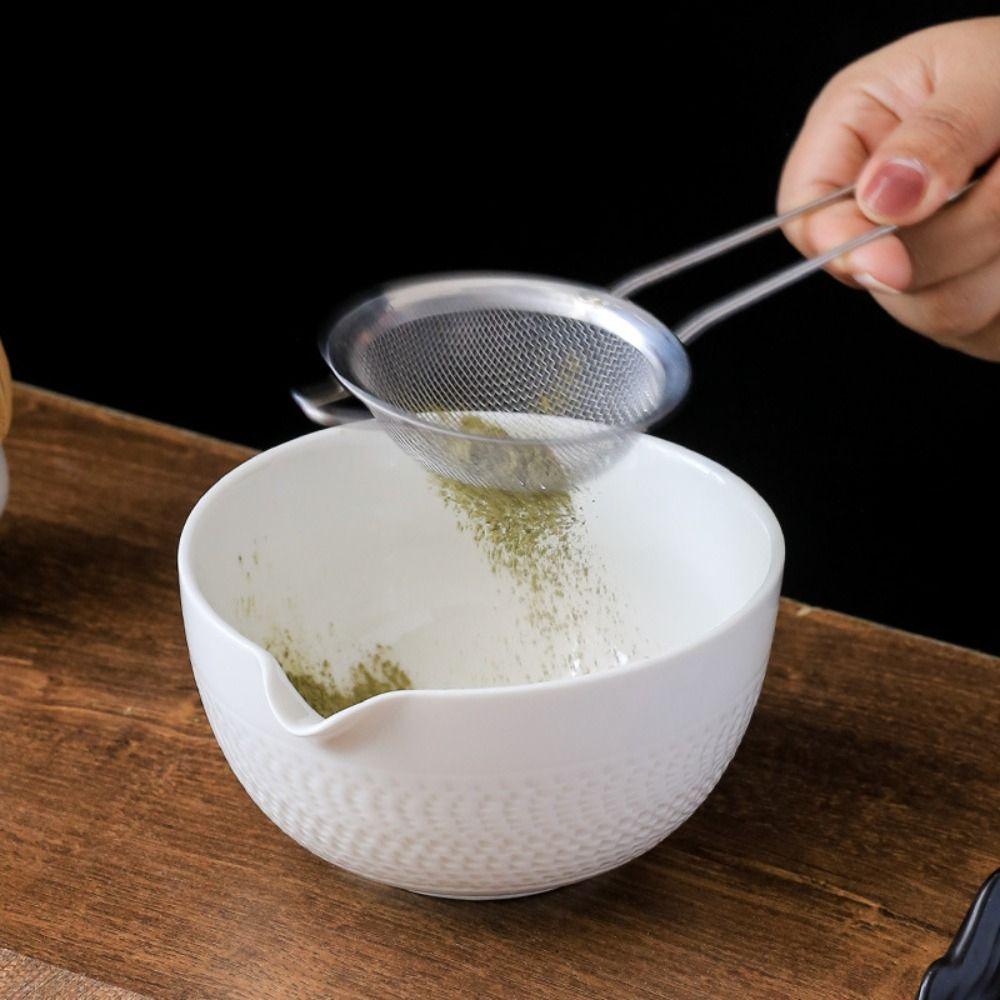 With Pouring Spout Tea Bowls Ceramic Matcha Making Tool New Matcha Bowl  Tea Lovers